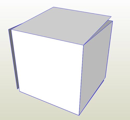 Куб Pepakura