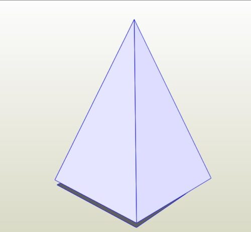 Пирамида четырехугольная