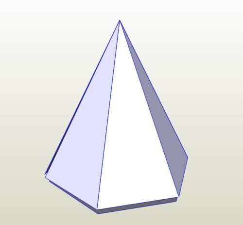 Пирамида шестиугольная